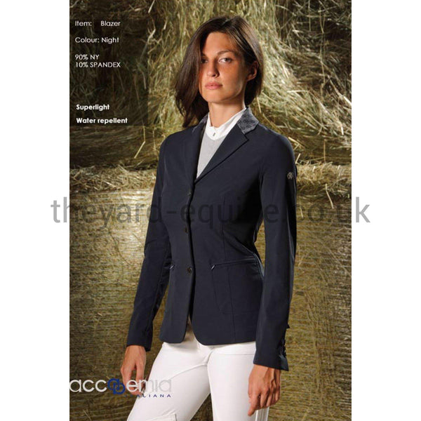 Accademia Italiana Women's Competition Jacket - Navy-Competition Jackets-Accademia Italiana-UK8-Navy-The Yard