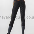 Accademia Italiana Women's Power Grip Breeches - "One Way" Black-Breeches-Accademia Italiana-UK6-Black-The Yard