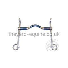 Bombers Bit - Happy Tongue Dressage Port Weymouth Swivel 75 PF Port-Bits-Bombers Bits-115mm-Happy Tongue Swivel-Weymouth 75mm Shank-The Yard