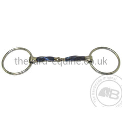 Bombers Bit - Twisted Snaffle Loose Ring-Bits-Bombers Bits-130mm-Square Twist Snaffle-Loose Ring-The Yard