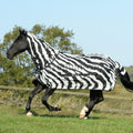 Bucas Fly Rug - Buzz Off Zebra Combi Neck-Cooler Rug-Bucas-5'9-0g-Full Neck-The Yard