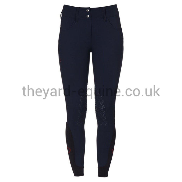 Cavalleria Toscana Breeches - American Breeches KNEE GRIP NAVY-Breeches-CT-UK4/IT36-Navy-The Yard