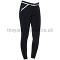 Cavalleria Toscana Breeches - Plaid Breeches Contrasting Trim KNEE GRIP NAVY-Breeches-CT-UK6/IT38-Navy-The Yard