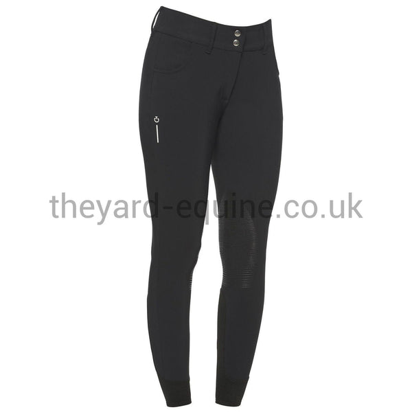 Cavalleria Toscana Breeches - R-EVO Comfort Stretch High Waist Knee Grip Breeches-Breeches-CT-UK4 / IT36-Black-The Yard