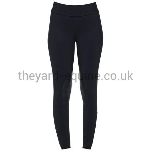 Cavalleria Toscana Leggings - R-EVO Comfort Stretch High Waist Knee Grip Riding Leggings Navy-Riding Leggings-CT-UK4 / IT36-Navy-The Yard