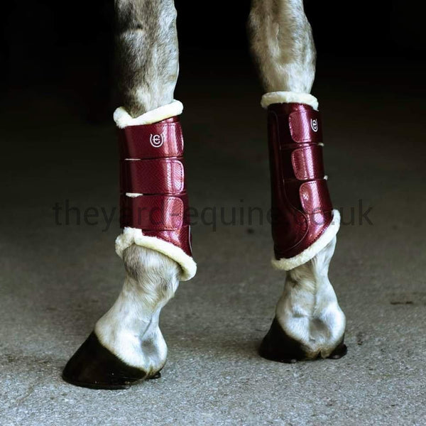 Equestrian Stockholm Brushing Boots - Bordeaux-Brushing Boots-Equestrian Stockholm-Small-Bordeaux-O/S-The Yard