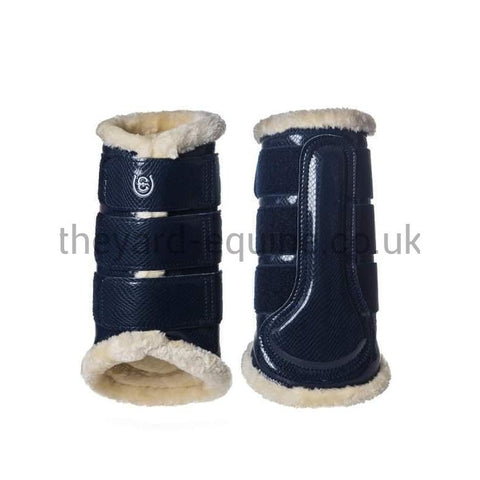 Equestrian Stockholm Brushing Boots - Navy-Brushing Boots-Equestrian Stockholm-Small-Navy-O/S-The Yard