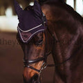 Equestrian Stockholm Ear Net - Orchid Bloom-Ear Veil-Equestrian Stockholm-Full-Orchid Bloom-The Yard