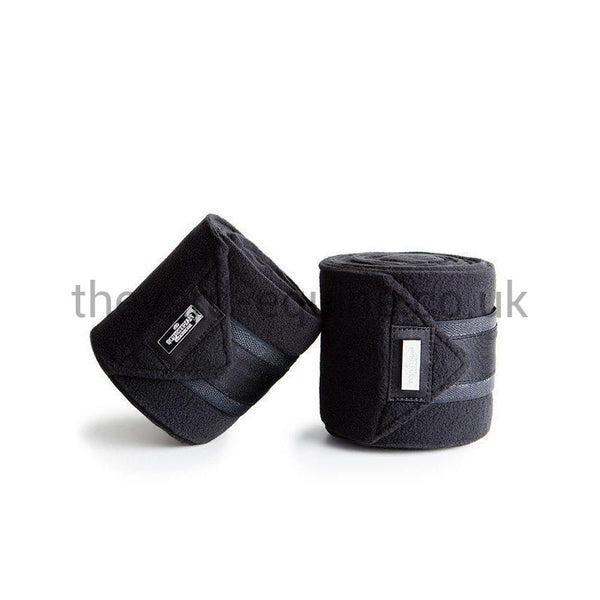 Equestrian Stockholm Fleece Bandages - Black-Bandages-Equestrian Stockholm-O/S-Black-The Yard