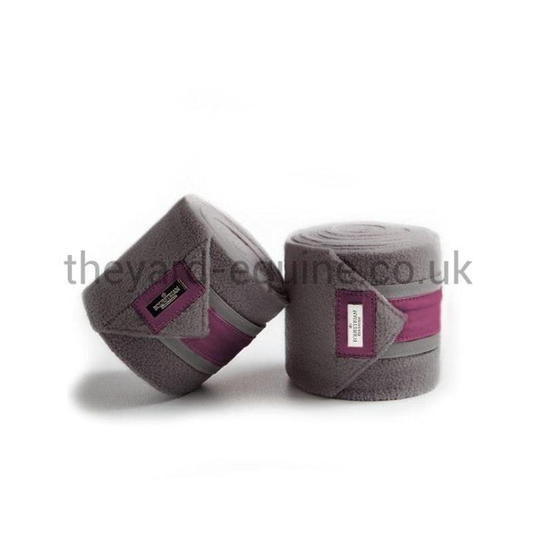 Equestrian Stockholm Fleece Bandages - Plum-Bandages-Equestrian Stockholm-O/S-Plum-The Yard