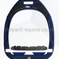 Flex On Green Composite Stirrups In Stock-Stirrups-Flex On-Navy/ White/ Navy-The Yard