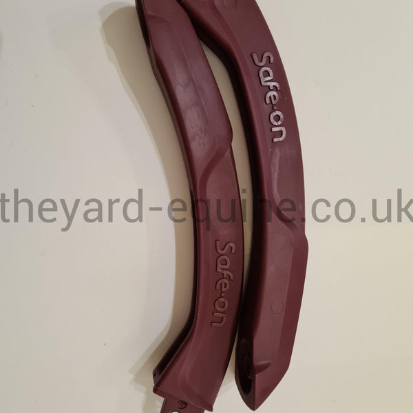 Flex On Safe-On Stirrup Arms-Stirrups-Flex On-Burgundy-The Yard