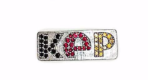 KEP - Crystal Badge-Helmet Accessory-KEP-Black/Red/Yellow-Silver-The Yard