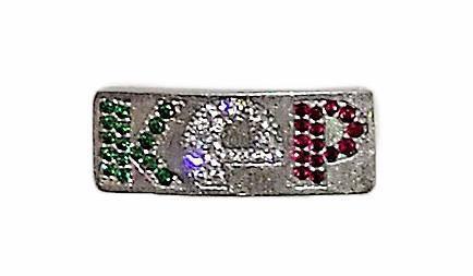 KEP - Crystal Badge-Helmet Accessory-KEP-Green/White/Red-Silver-The Yard