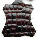 Secchiari Belt - Croc (Various Colours)-Belts-Secchiari-70cms-Rich Brown-The Yard