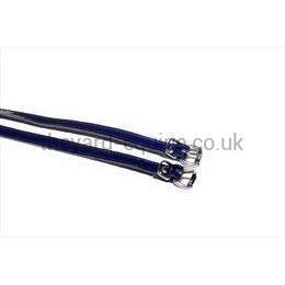 Secchiari Spur Straps - Royal Blue Patent-Spur Straps-Secchiari-Blue-The Yard