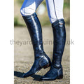 Secchiari Women's Antique Navy Calfskin Boots-Ladies Riding Boots-Secchiari-The Yard