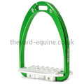 Tech Siena Jumping Stirrups-Stirrups-Tech Stirrups-Green-Adult-The Yard