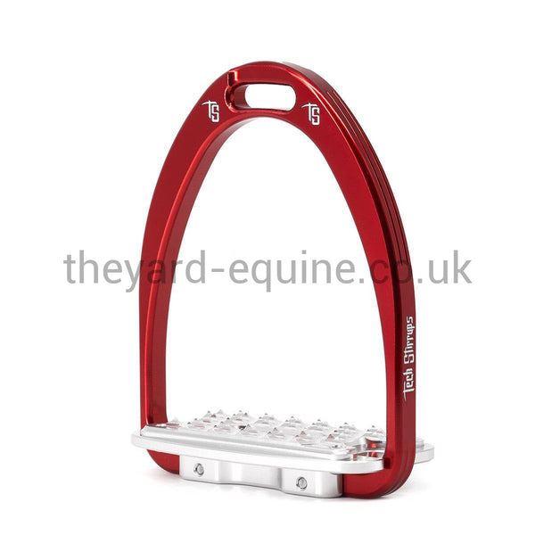 Tech Siena Jumping Stirrups-Stirrups-Tech Stirrups-Red-Adult-The Yard