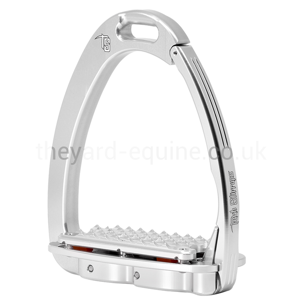 Tech Venice Dressage Plus Safety Stirrups-Stirrups-Tech Stirrups-Adult-Silver-The Yard