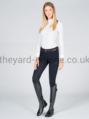 Vestrum Riding Legging Breeches - Coblenza Full Grip Black-Riding Leggings-Vestrum-UK6 / IT38-Black-The Yard