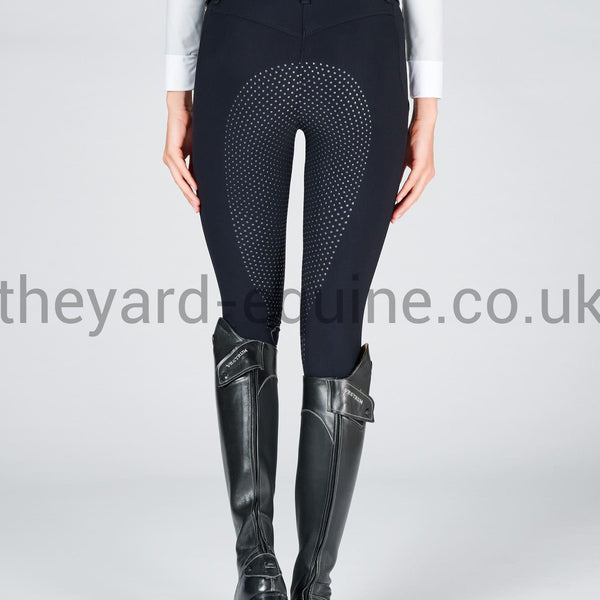 Vestrum Riding Legging Breeches - Coblenza Full Grip Black-Riding Leggings-Vestrum-UK6 / IT38-Black-The Yard