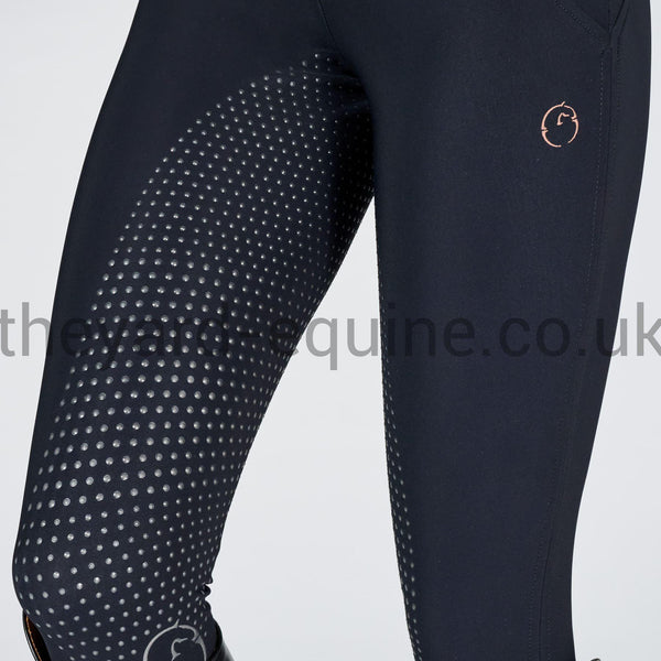 Vestrum Riding Legging Breeches - Coblenza Full Grip Black-Riding Leggings-Vestrum-UK6 / IT38-Black-The Yard