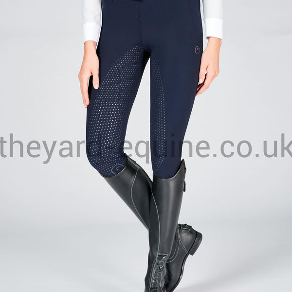 Vestrum Riding Legging Breeches - Coblenza Full Grip Navy-Riding Leggings-Vestrum-UK6 / IT38-Navy-The Yard