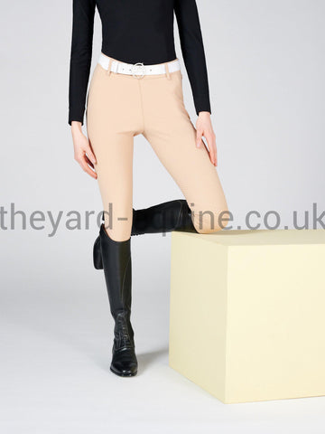 Vestrum Riding Leggings - Coblenza Full Grip Peach-Riding Leggings-Vestrum-UK6 / IT38-Peach-The Yard