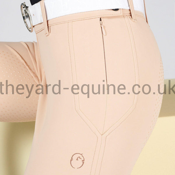 Vestrum Riding Leggings - Coblenza Full Grip Peach-Riding Leggings-Vestrum-UK6 / IT38-Peach-The Yard