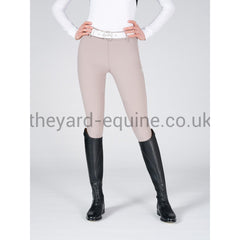 Vestrum Riding Leggings - Coblenza Knee Grip Dove Grey-Riding Leggings-Vestrum-UK6 / IT38-Dove Grey-The Yard