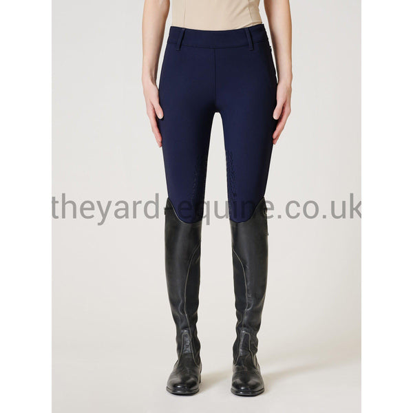 Vestrum Riding Leggings - Coblenza Knee Grip Navy-Riding Leggings-Vestrum-UK6 / IT38-Navy-The Yard