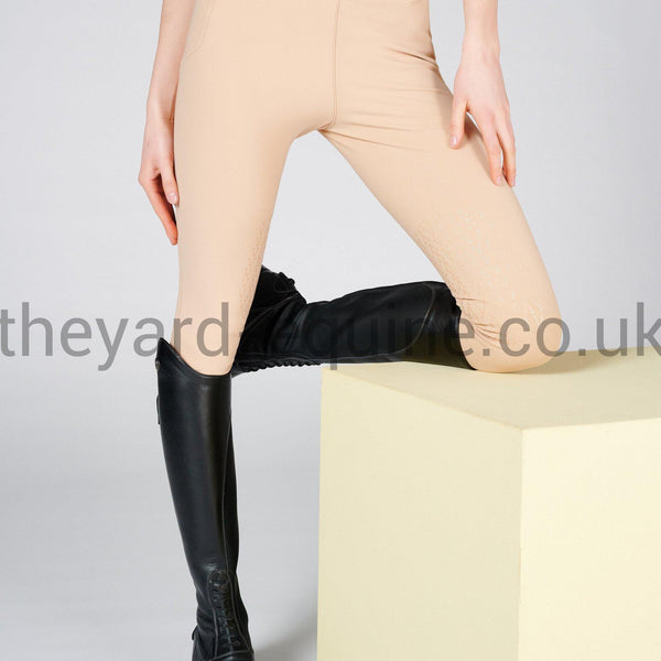 Vestrum Riding Leggings - Coblenza Knee Grip Peach-Riding Leggings-Vestrum-UK6 / IT38-Peach-The Yard