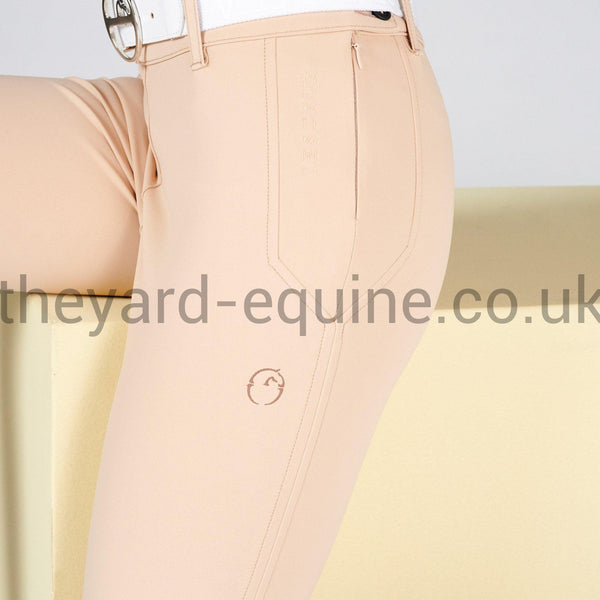 Vestrum Riding Leggings - Coblenza Knee Grip Peach-Riding Leggings-Vestrum-UK6 / IT38-Peach-The Yard